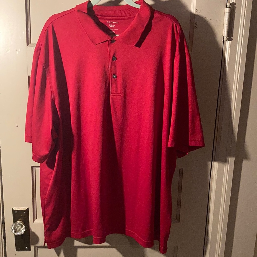 3XL Red Polo by George